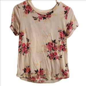 Ivory Floral Top